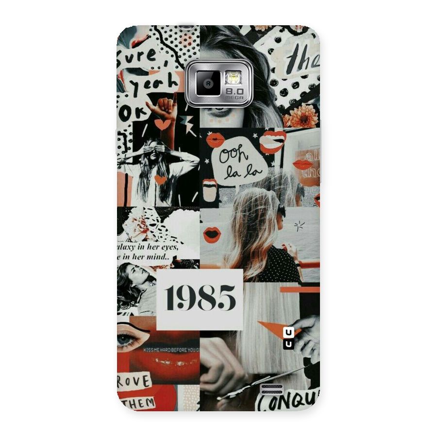 Retro Pattern Back Case for Galaxy S2