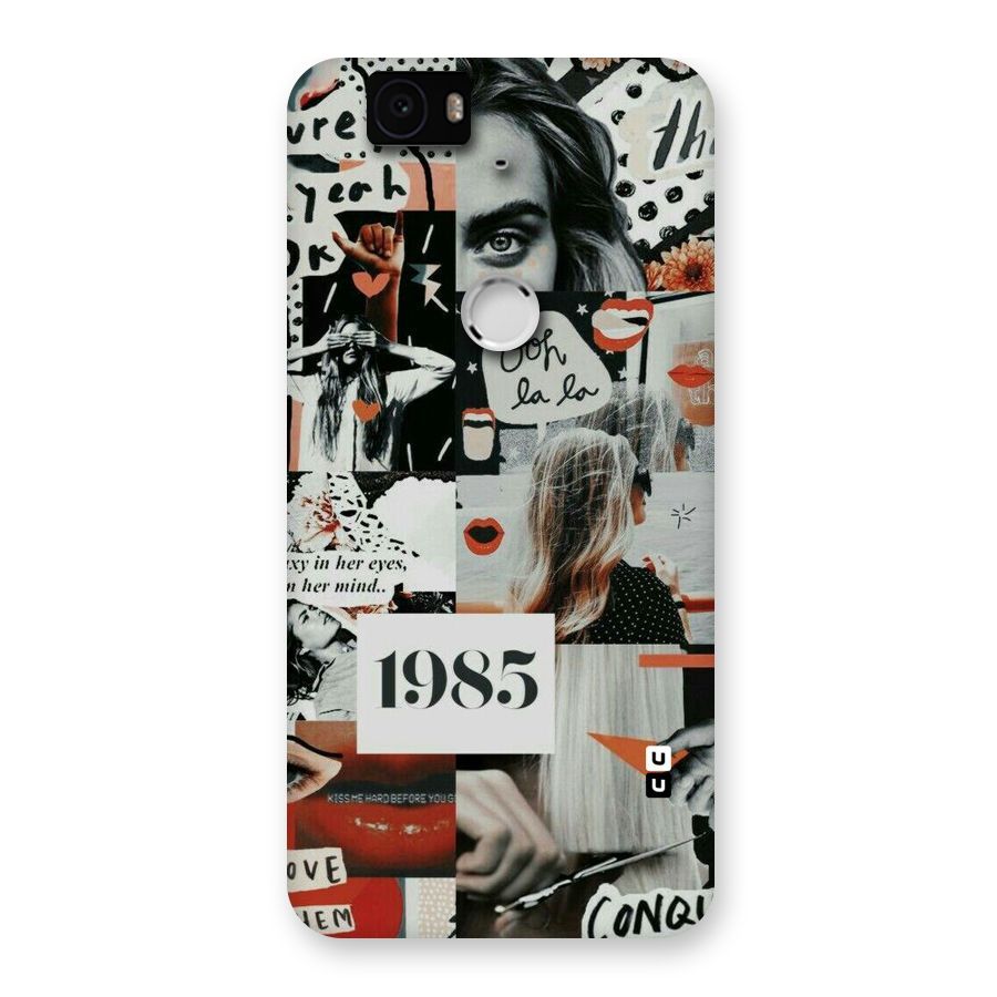 Retro Pattern Back Case for Google Nexus-6P