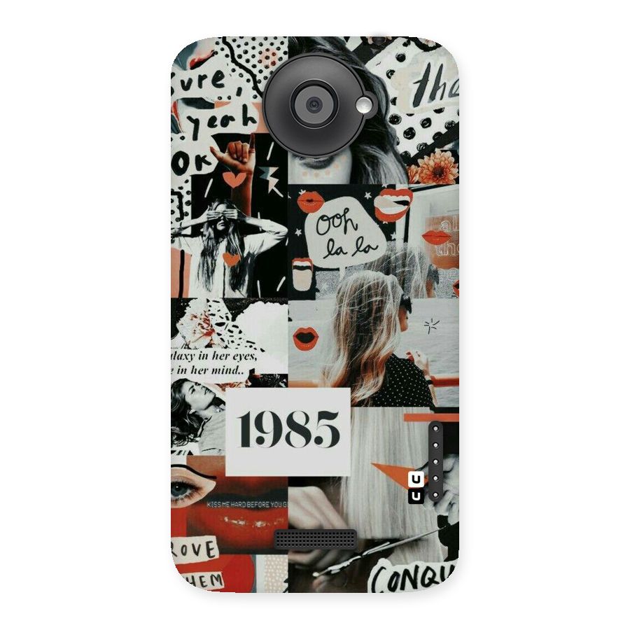 Retro Pattern Back Case for HTC One X