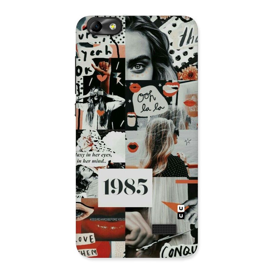 Retro Pattern Back Case for Honor 4C