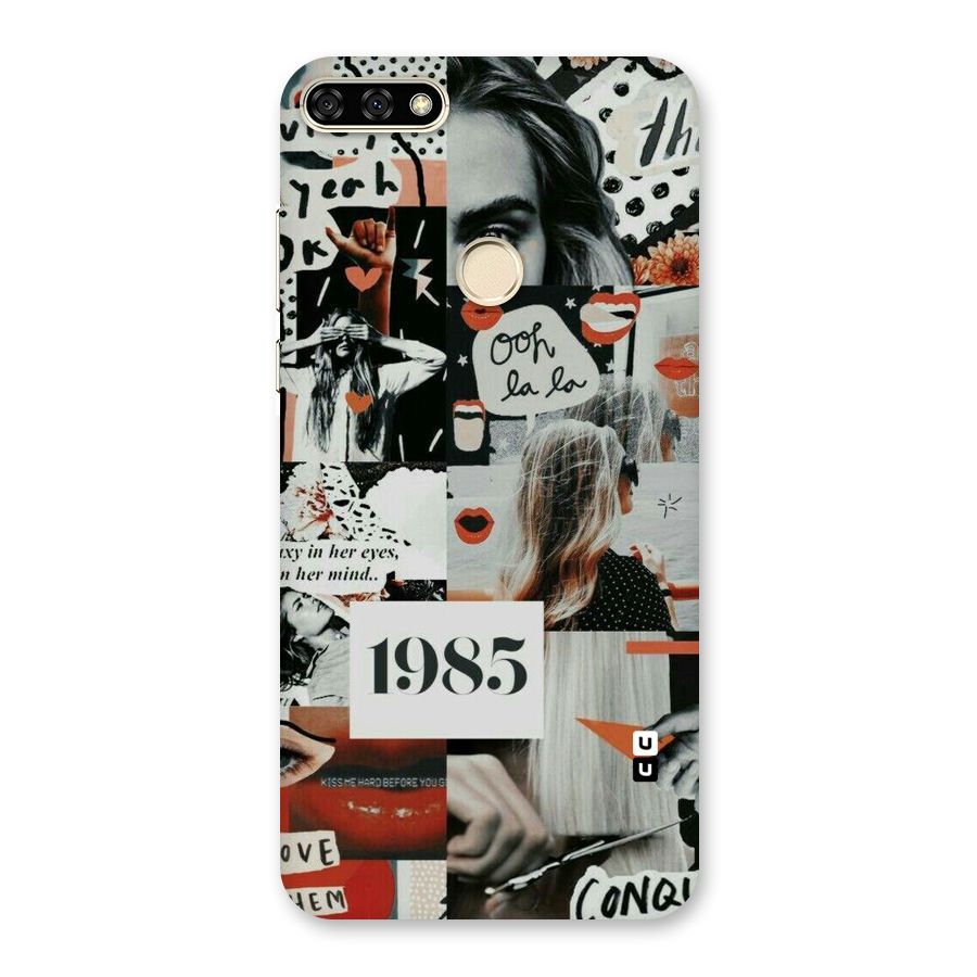 Retro Pattern Back Case for Honor 7A