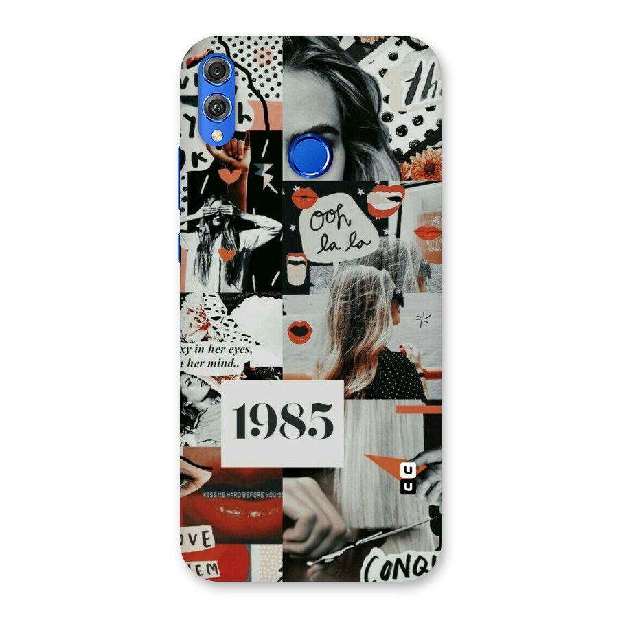 Retro Pattern Back Case for Honor 8X