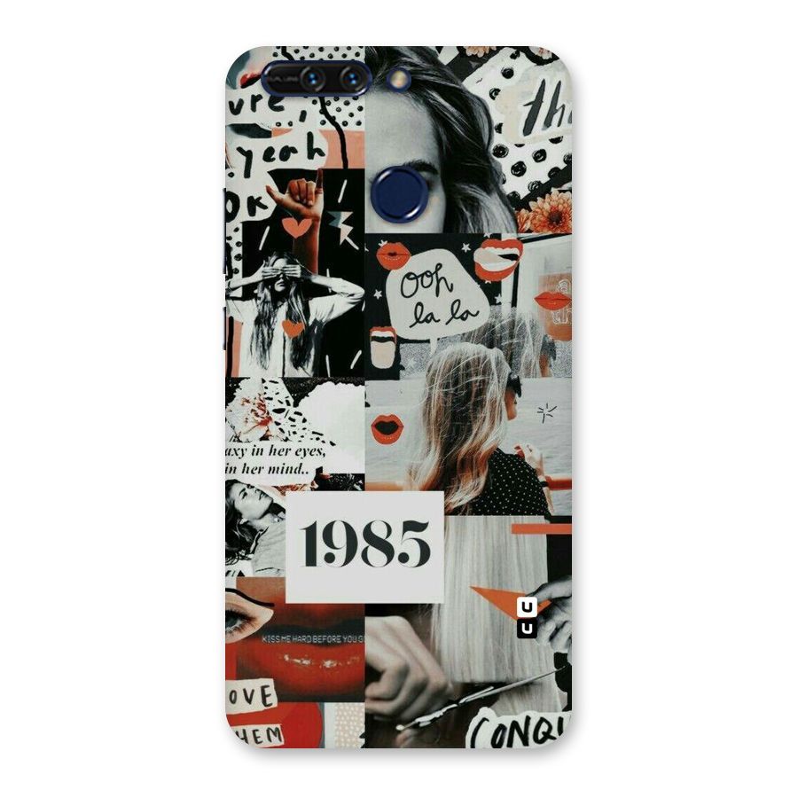 Retro Pattern Back Case for Honor 8 Pro
