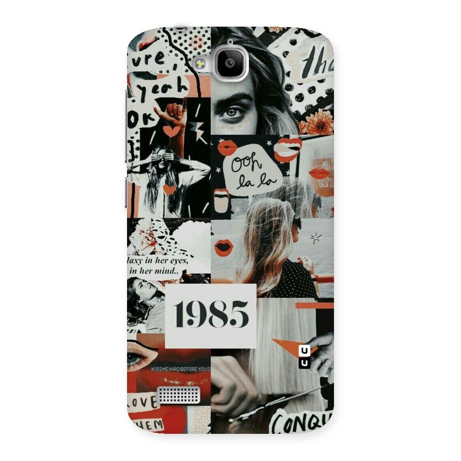 Retro Pattern Back Case for Honor Holly