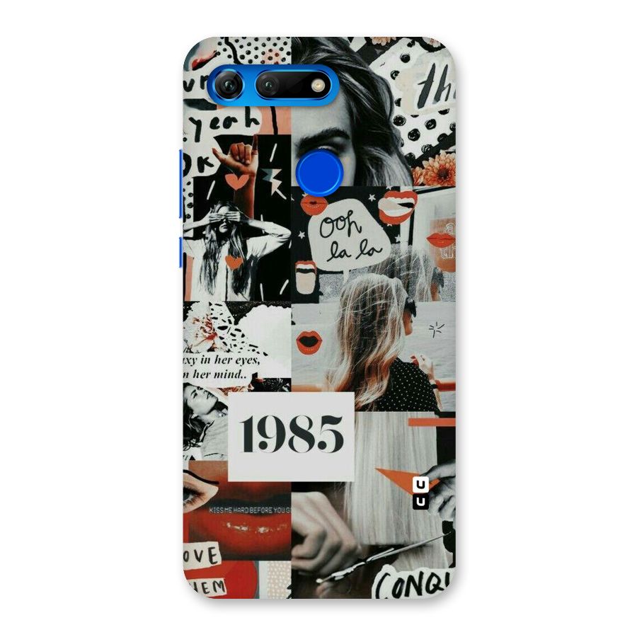 Retro Pattern Back Case for Honor View 20