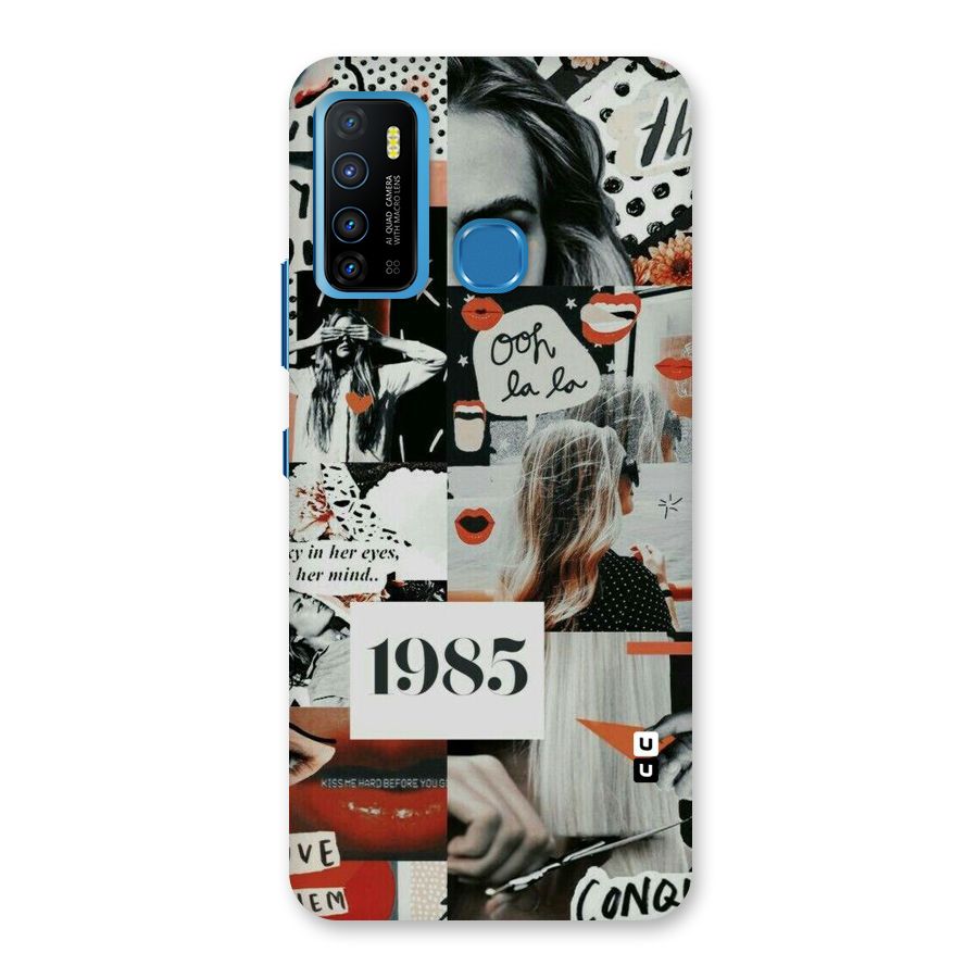 Retro Pattern Back Case for Infinix Hot 9