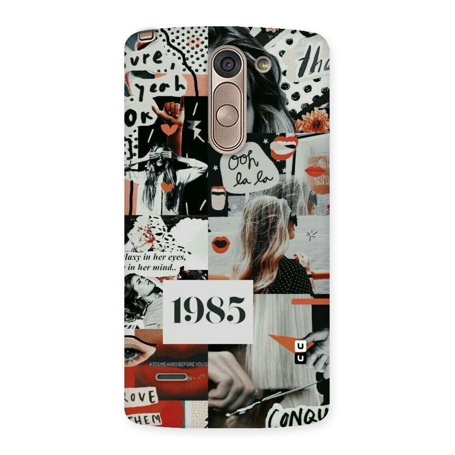 Retro Pattern Back Case for LG G3 Stylus