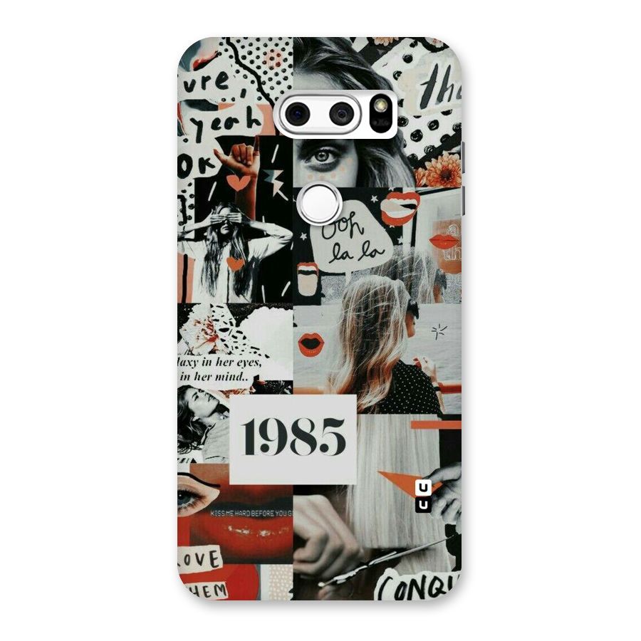 Retro Pattern Back Case for LG V30