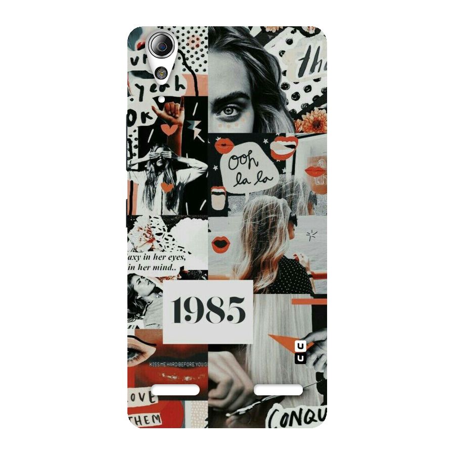 Retro Pattern Back Case for Lenovo A6000 Plus