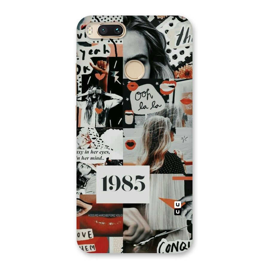 Retro Pattern Back Case for Mi A1