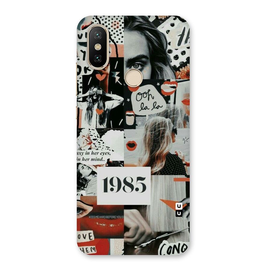 Retro Pattern Back Case for Mi A2