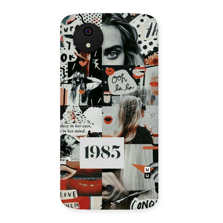 Retro Pattern Back Case for Micromax Canvas A1