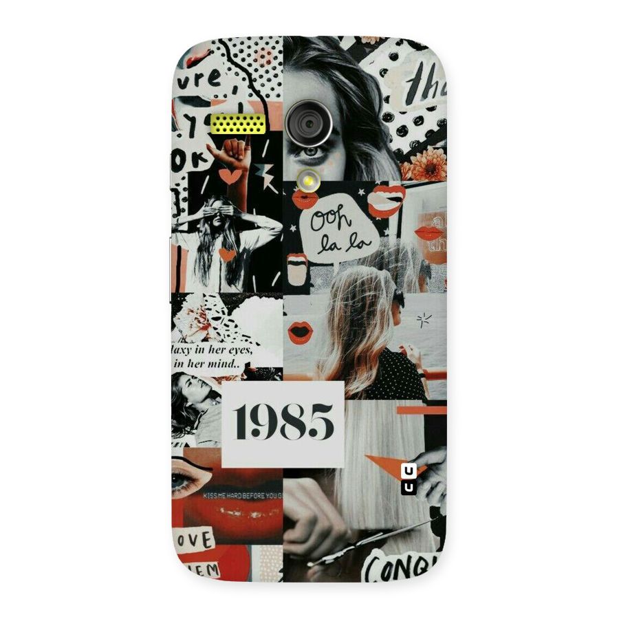 Retro Pattern Back Case for Moto G