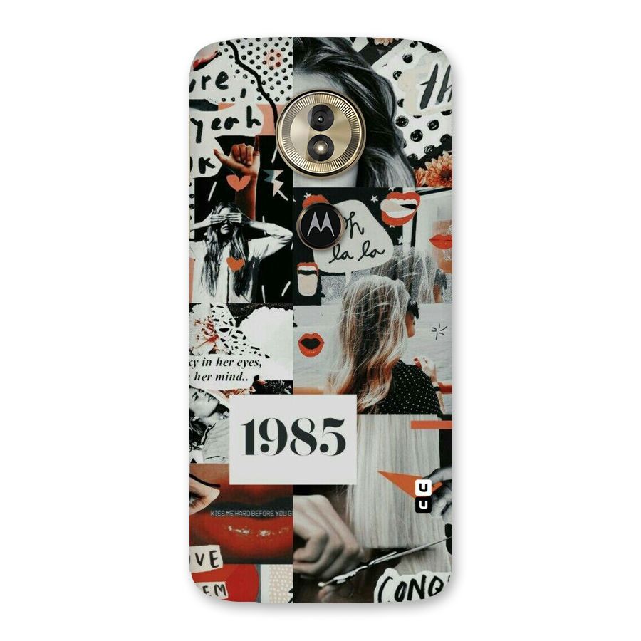 Retro Pattern Back Case for Moto G6 Play
