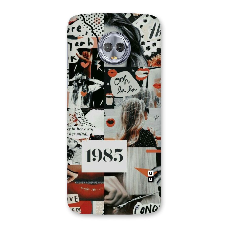 Retro Pattern Back Case for Moto G6 Plus