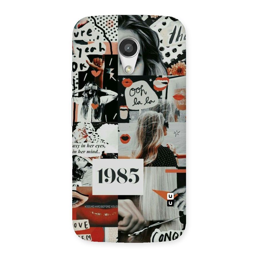 Retro Pattern Back Case for Moto G 2nd Gen