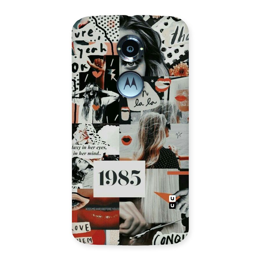 Retro Pattern Back Case for Moto X 2nd Gen