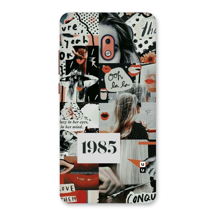 Retro Pattern Back Case for Nokia 2.1