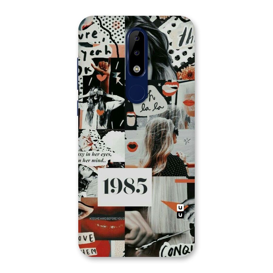 Retro Pattern Back Case for Nokia 5.1 Plus