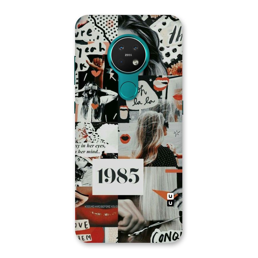 Retro Pattern Back Case for Nokia 7.2