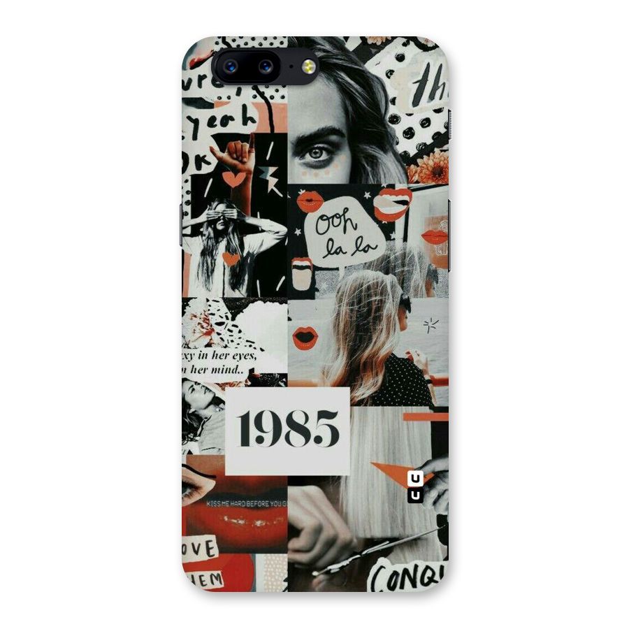 Retro Pattern Back Case for OnePlus 5