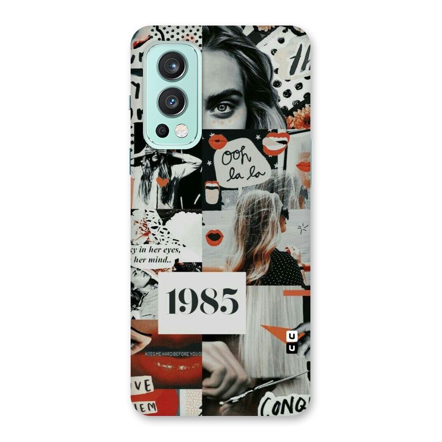 Retro Pattern Back Case for OnePlus Nord 2 5G