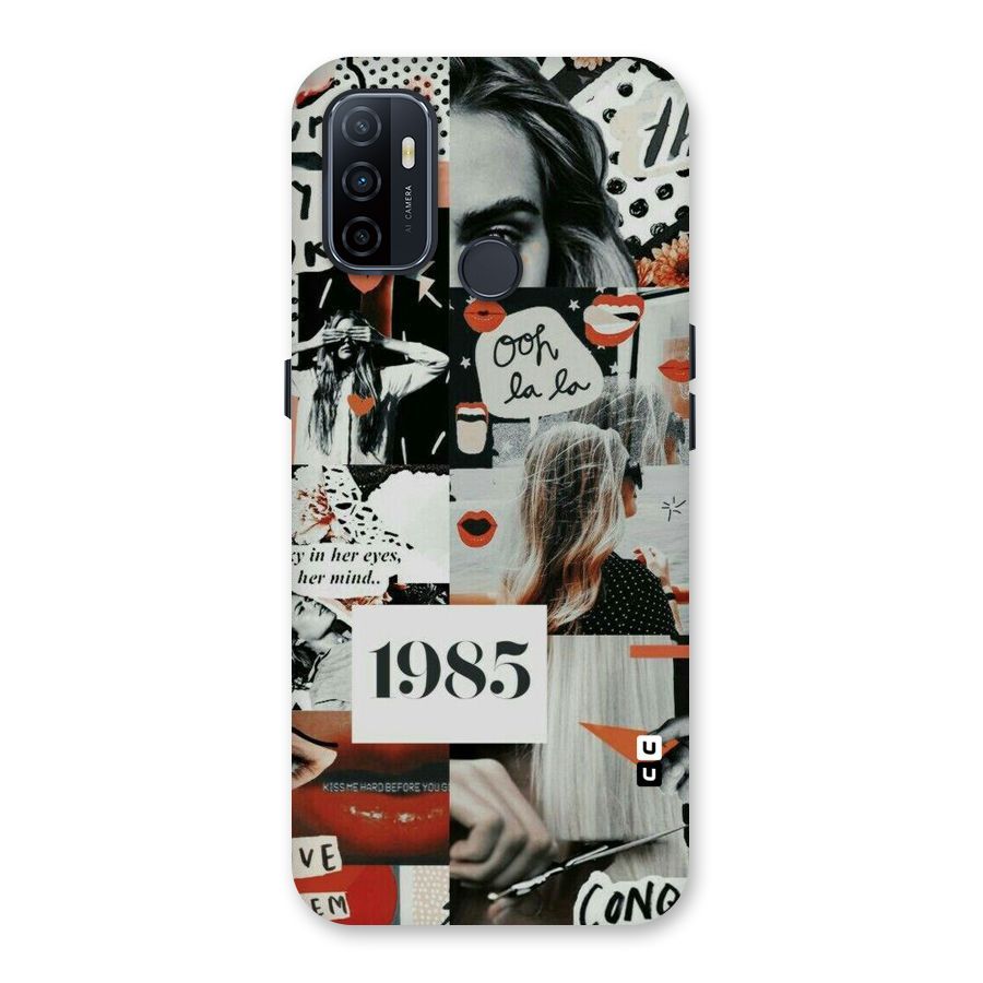 Retro Pattern Back Case for Oppo A32