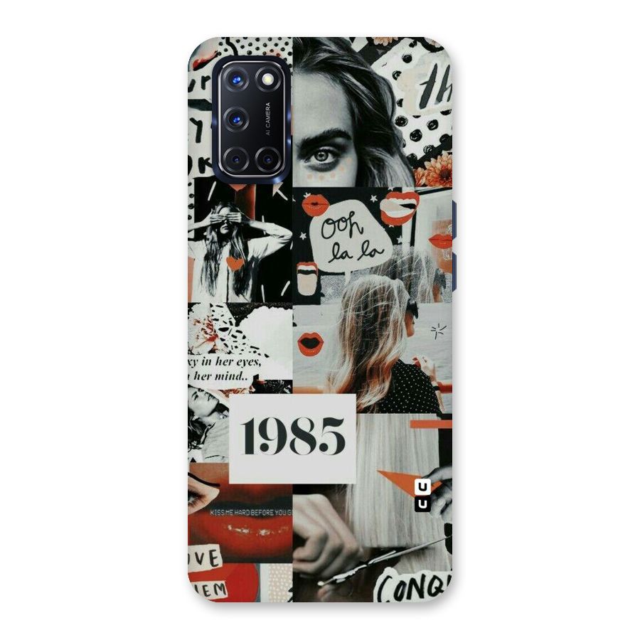 Retro Pattern Back Case for Oppo A52