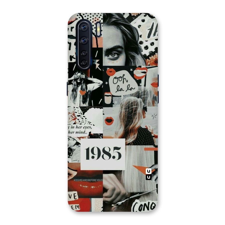 Retro Pattern Back Case for Oppo F15