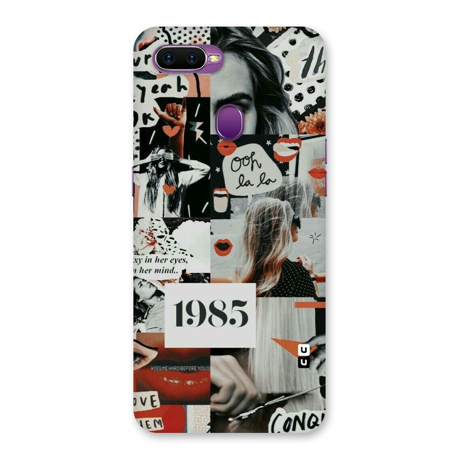 Retro Pattern Back Case for Oppo F9