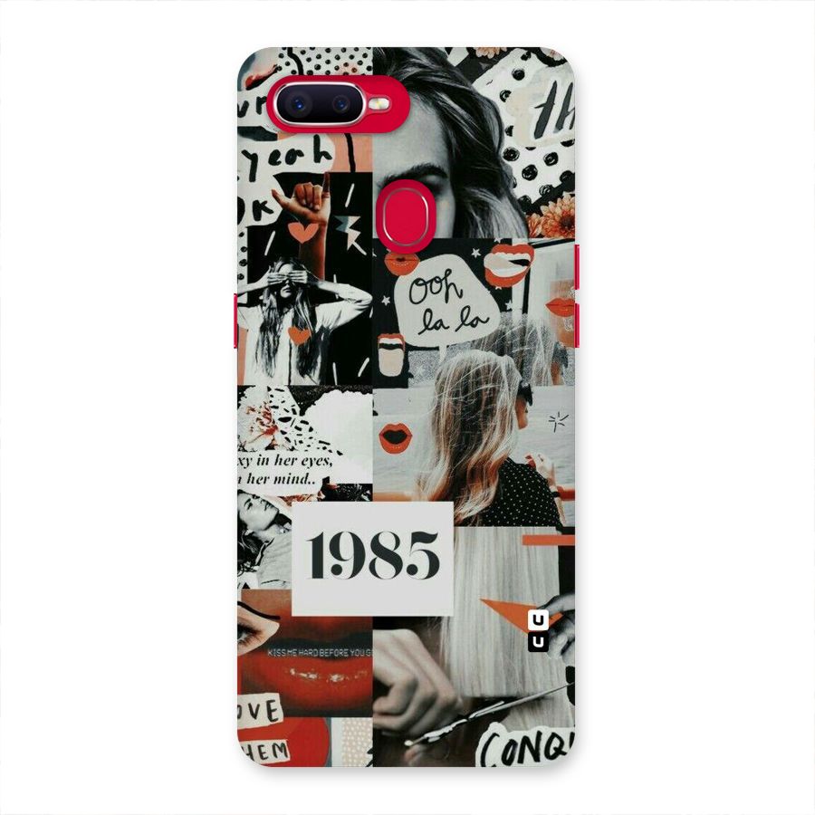 Retro Pattern Back Case for Oppo F9 Pro