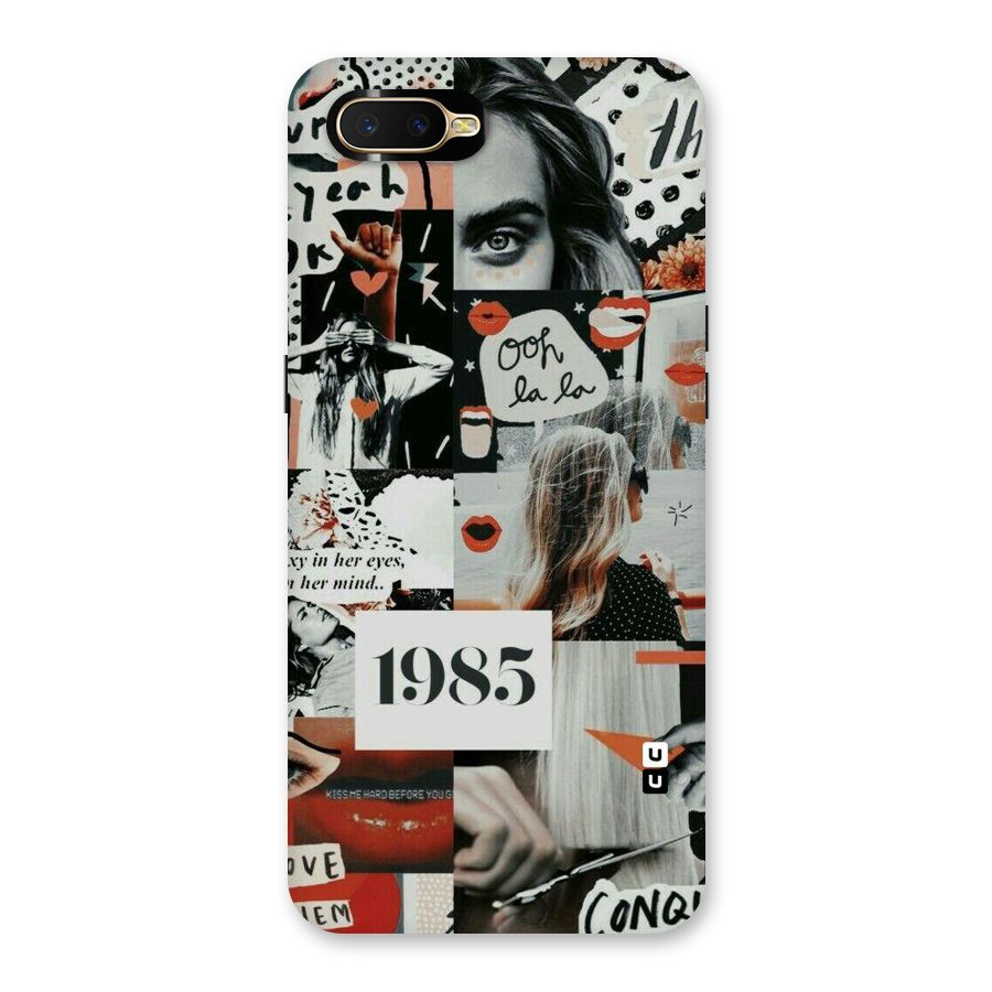 Retro Pattern Back Case for Oppo K1