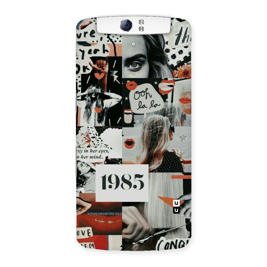 Retro Pattern Back Case for Oppo N1