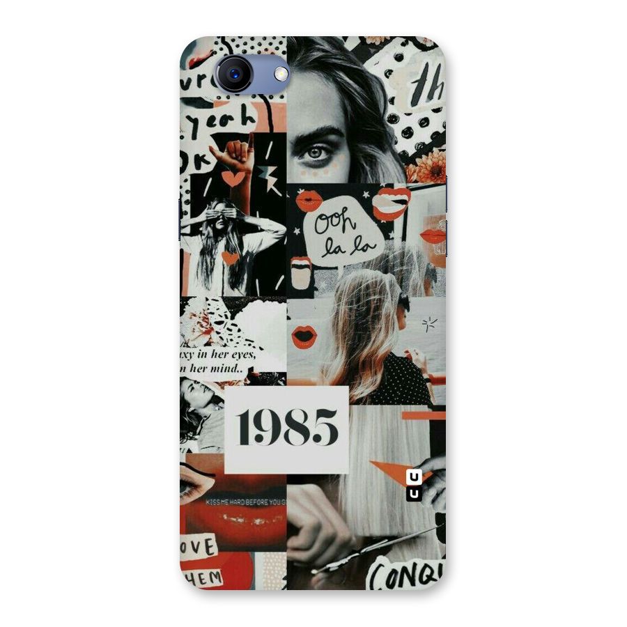 Retro Pattern Back Case for Oppo Realme 1