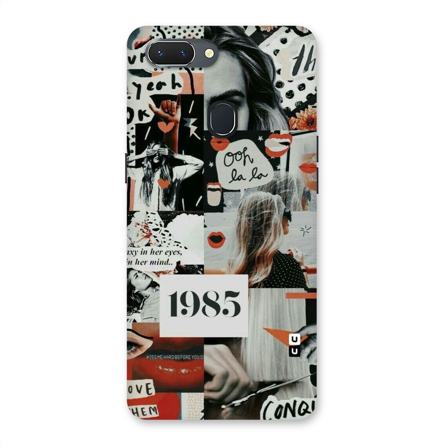 Retro Pattern Back Case for Oppo Realme 2