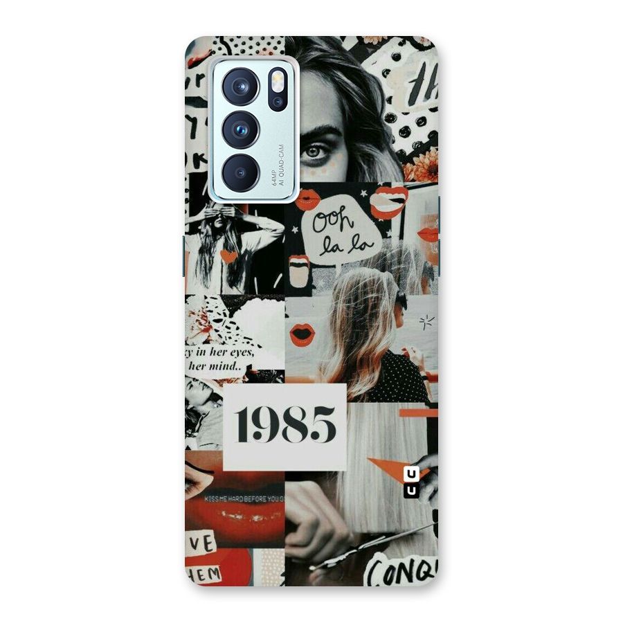 Retro Pattern Back Case for Oppo Reno6 Pro 5G