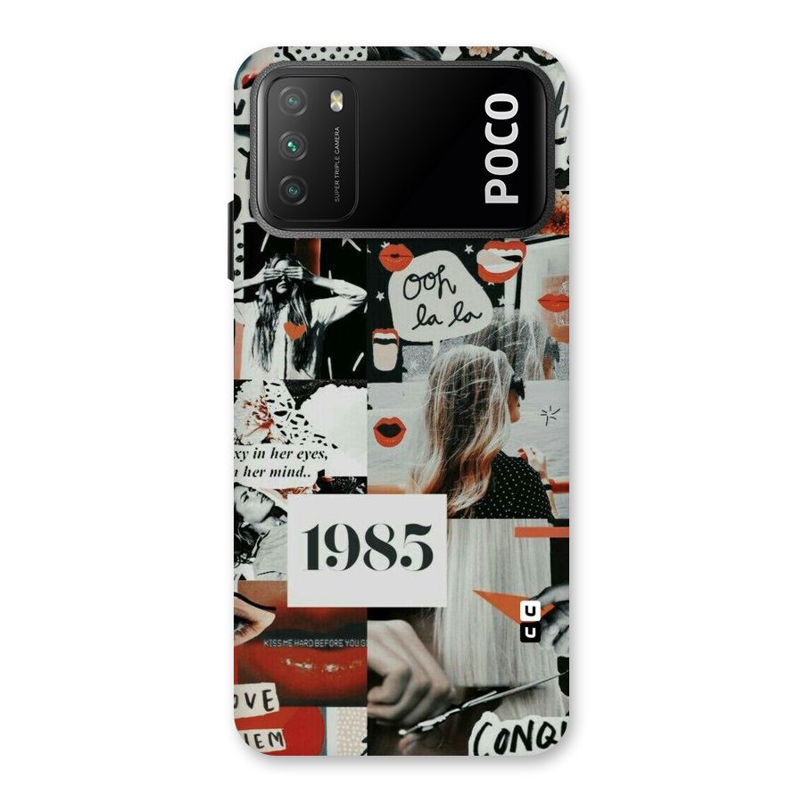 Retro Pattern Back Case for Poco M3