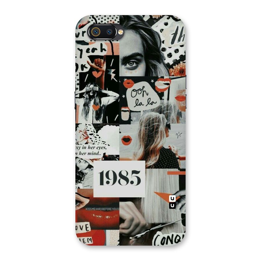 Retro Pattern Back Case for Realme C2
