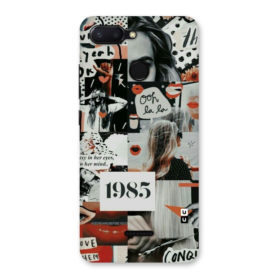 Retro Pattern Back Case for Redmi 6