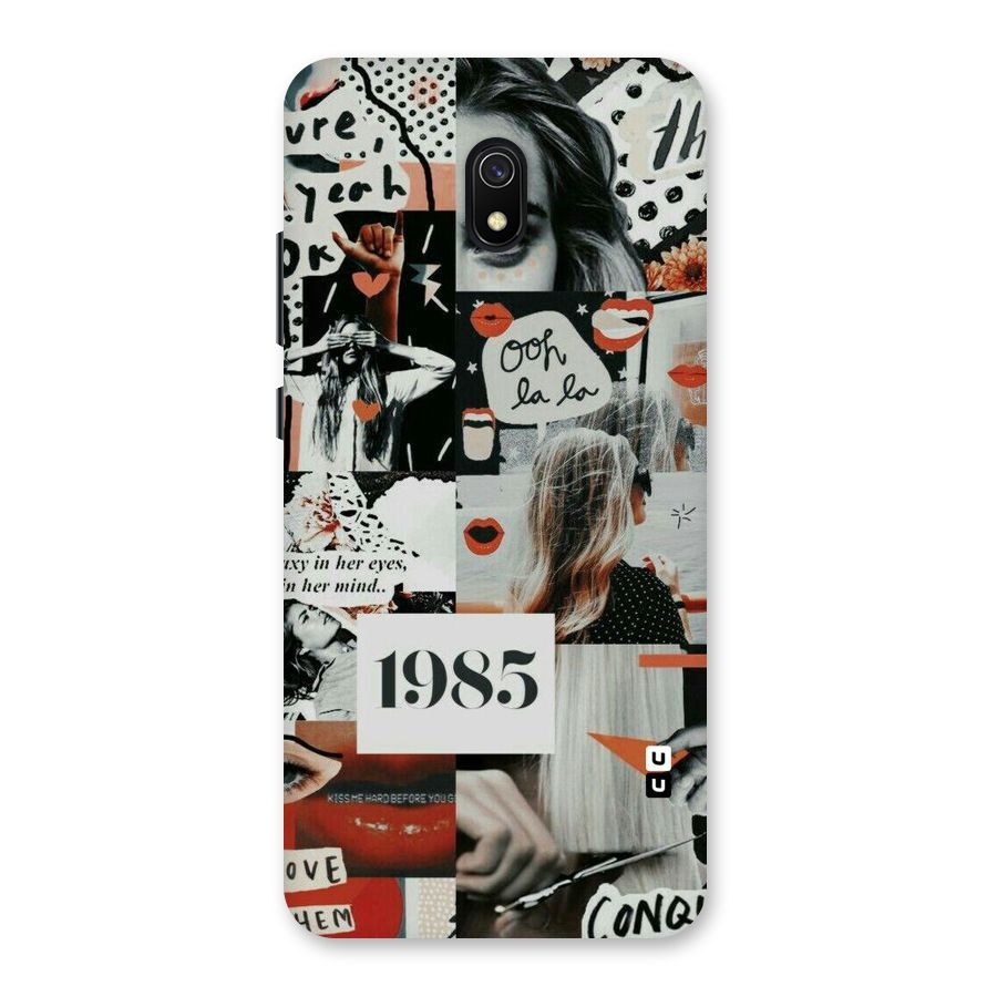 Retro Pattern Back Case for Redmi 8A