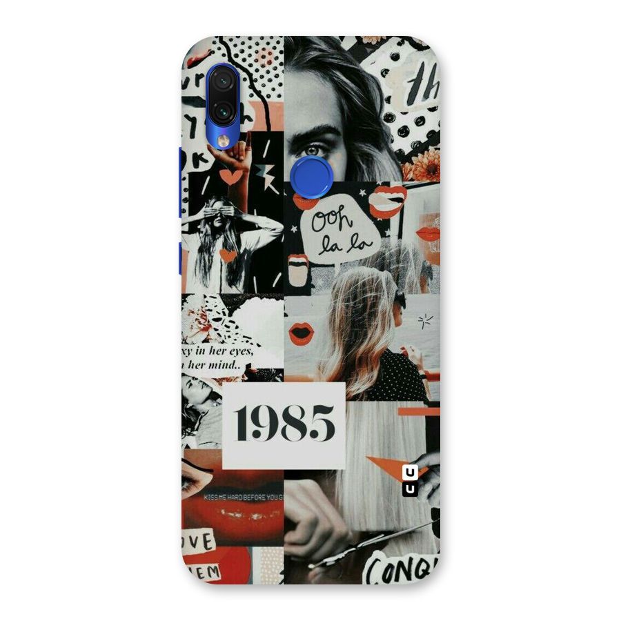 Retro Pattern Back Case for Redmi Note 7S