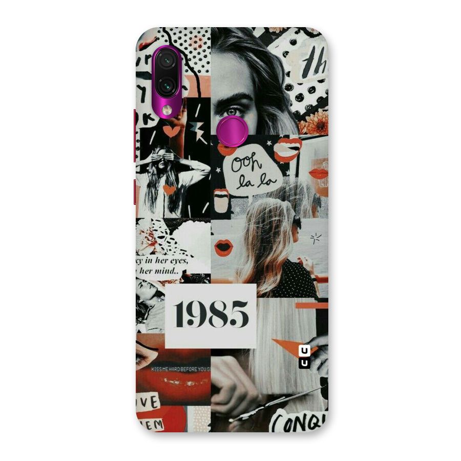 Retro Pattern Back Case for Redmi Note 7 Pro
