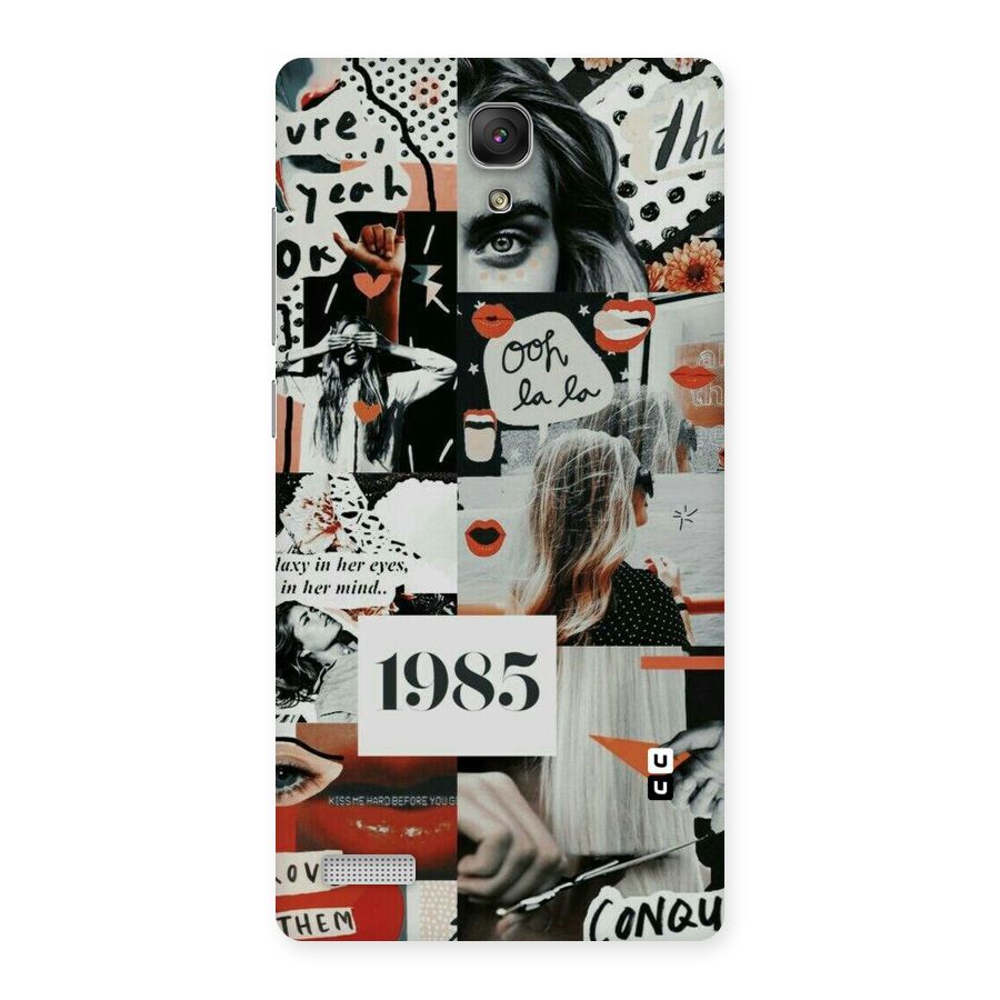 Retro Pattern Back Case for Redmi Note Prime