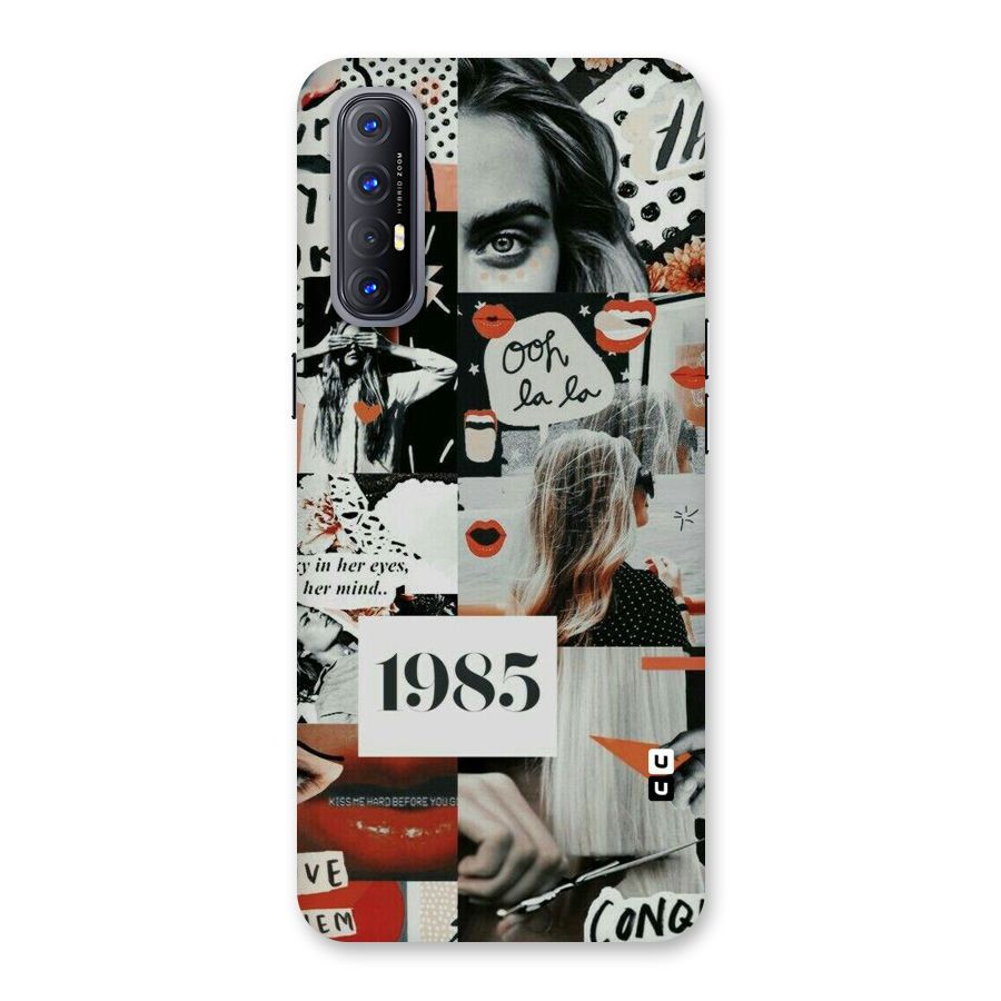 Retro Pattern Back Case for Reno3 Pro