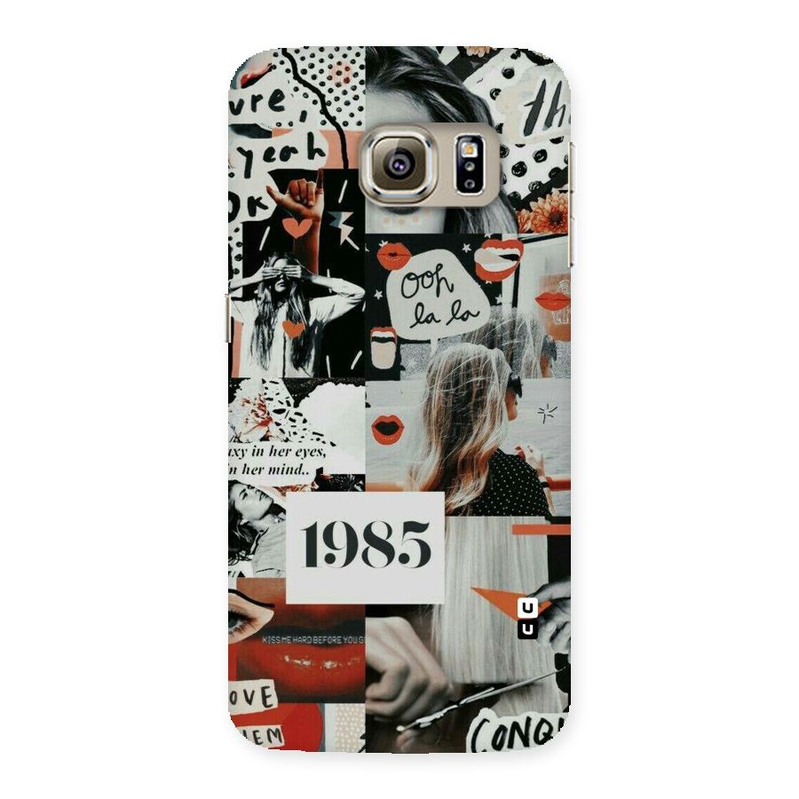 Retro Pattern Back Case for Samsung Galaxy S6 Edge