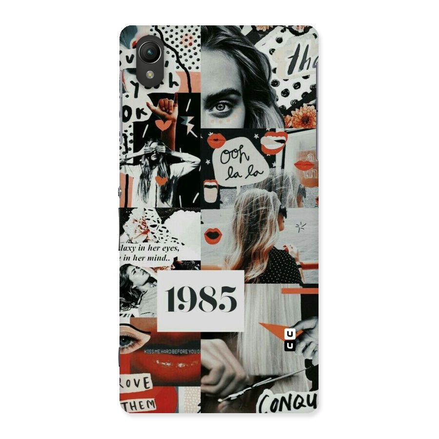 Retro Pattern Back Case for Sony Xperia Z2