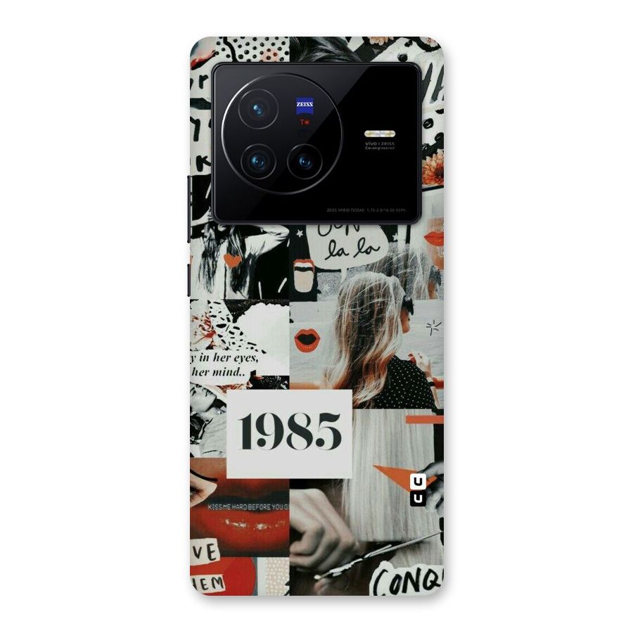 Retro Pattern Back Case for Vivo X80