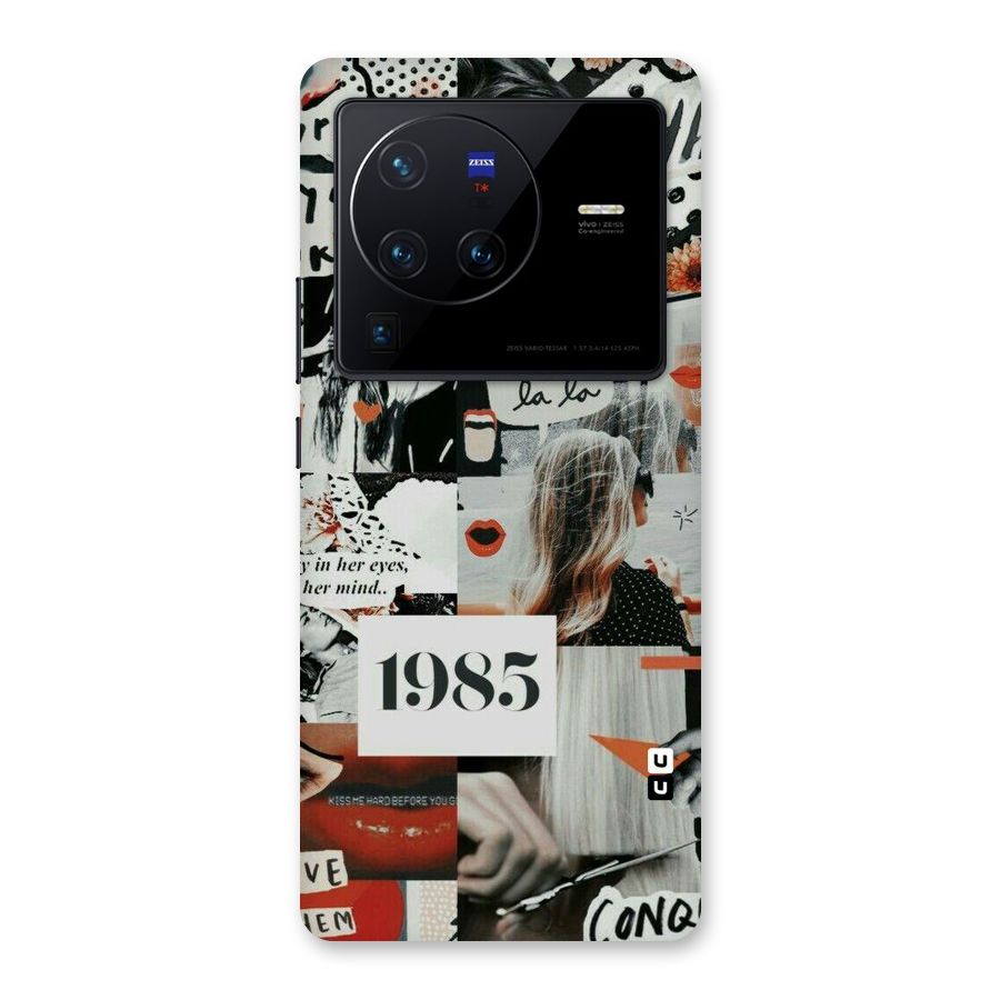 Retro Pattern Back Case for Vivo X80 Pro