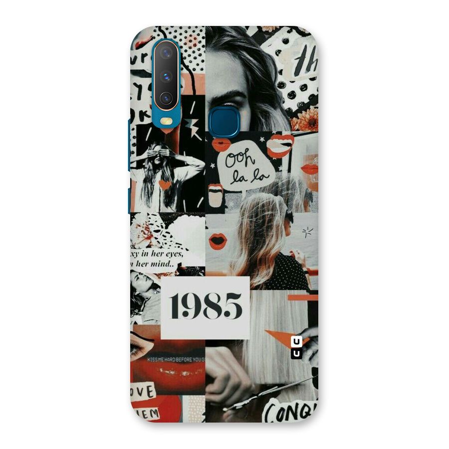 Retro Pattern Back Case for Vivo Y17