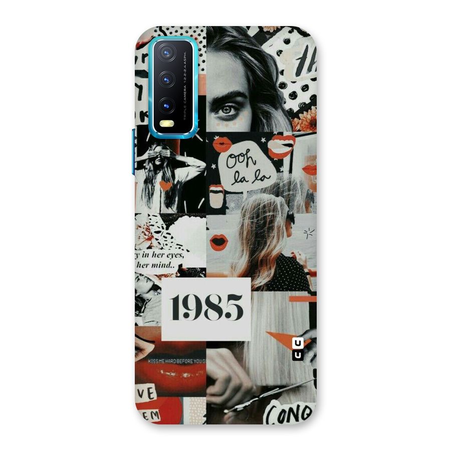 Retro Pattern Back Case for Vivo Y20